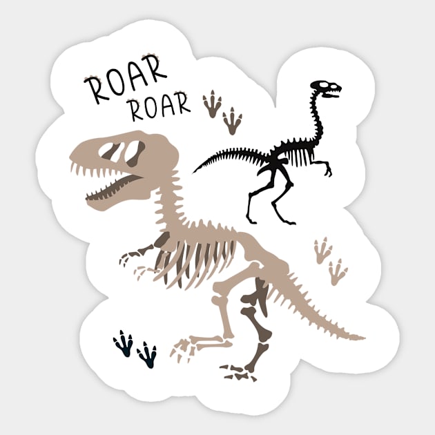 Dinosaur Sticker by Jdma20